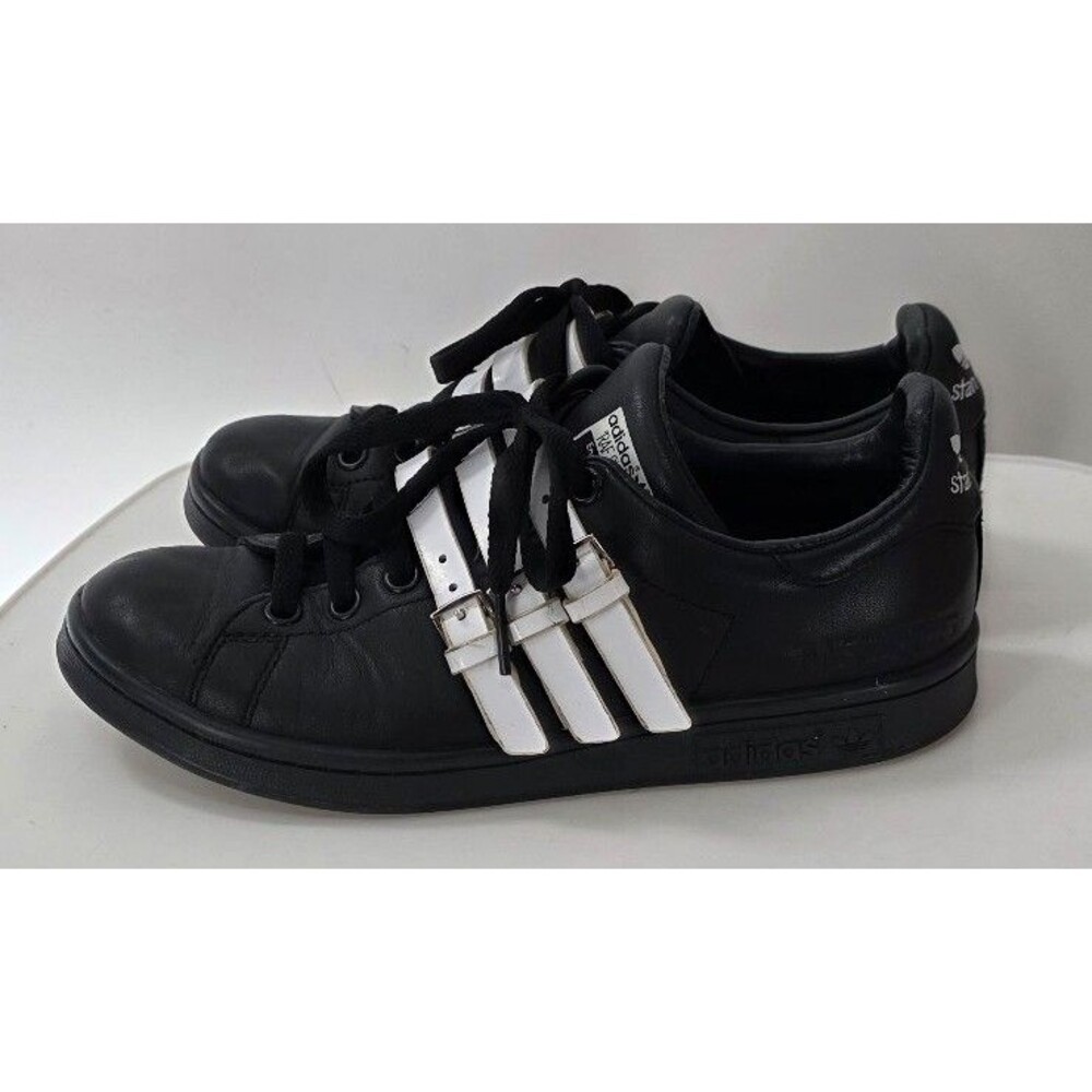 Adidas Raf Simons x Stan Smith Strap sneakers in a Core Black colorway